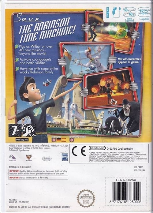 Meet the Robinsons - Wii (B Grade) (Genbrug)